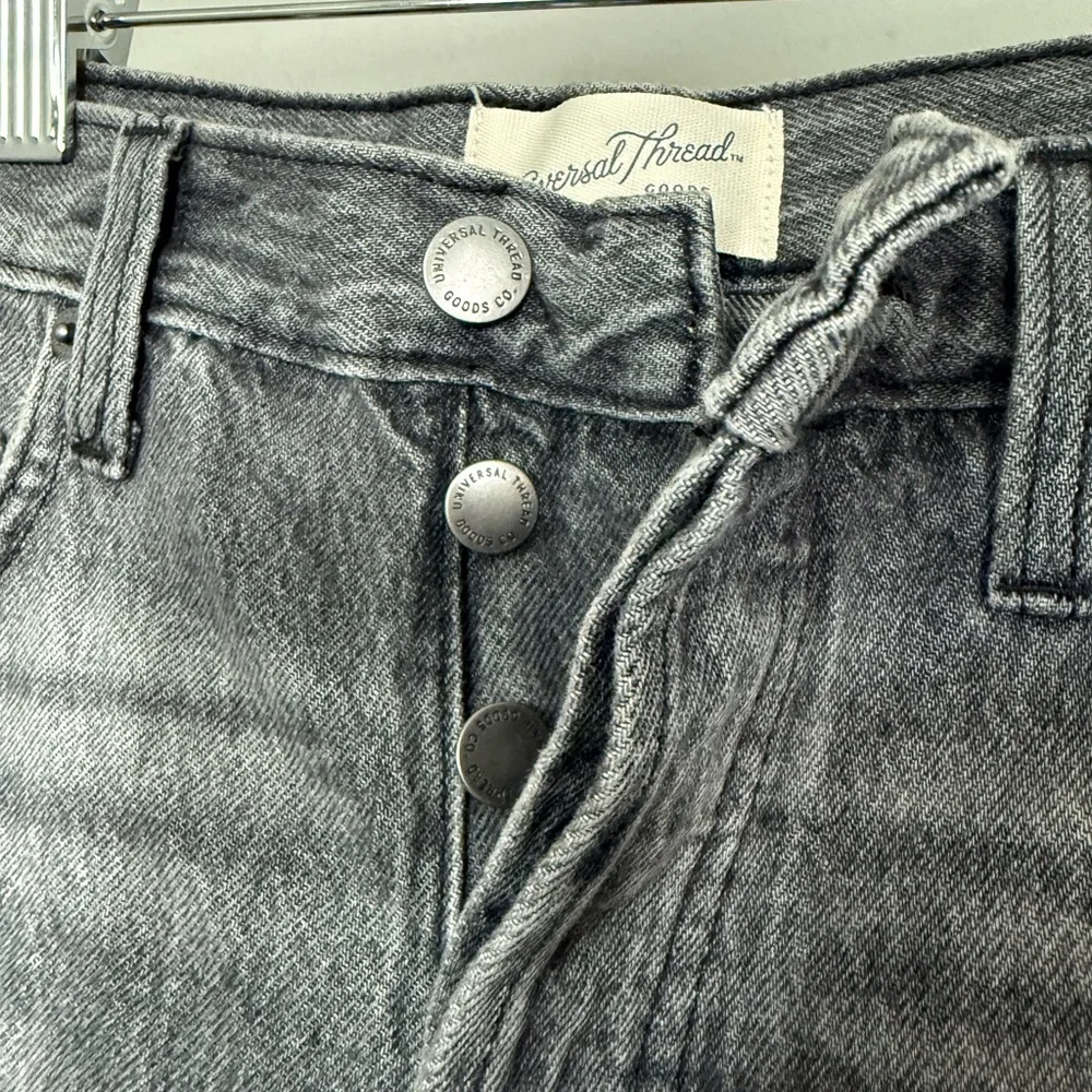 NEW Universal Thread Women's Black Mini Denim Jean‎ Shorts Size 8